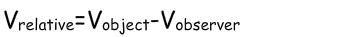 Relative motion